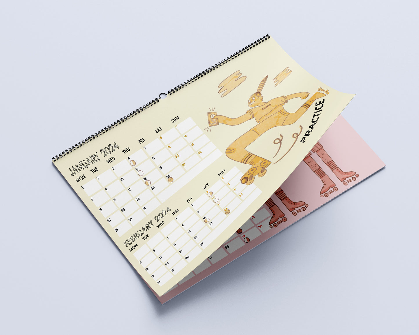 CHUFFED SKATES 2024 CALENDAR