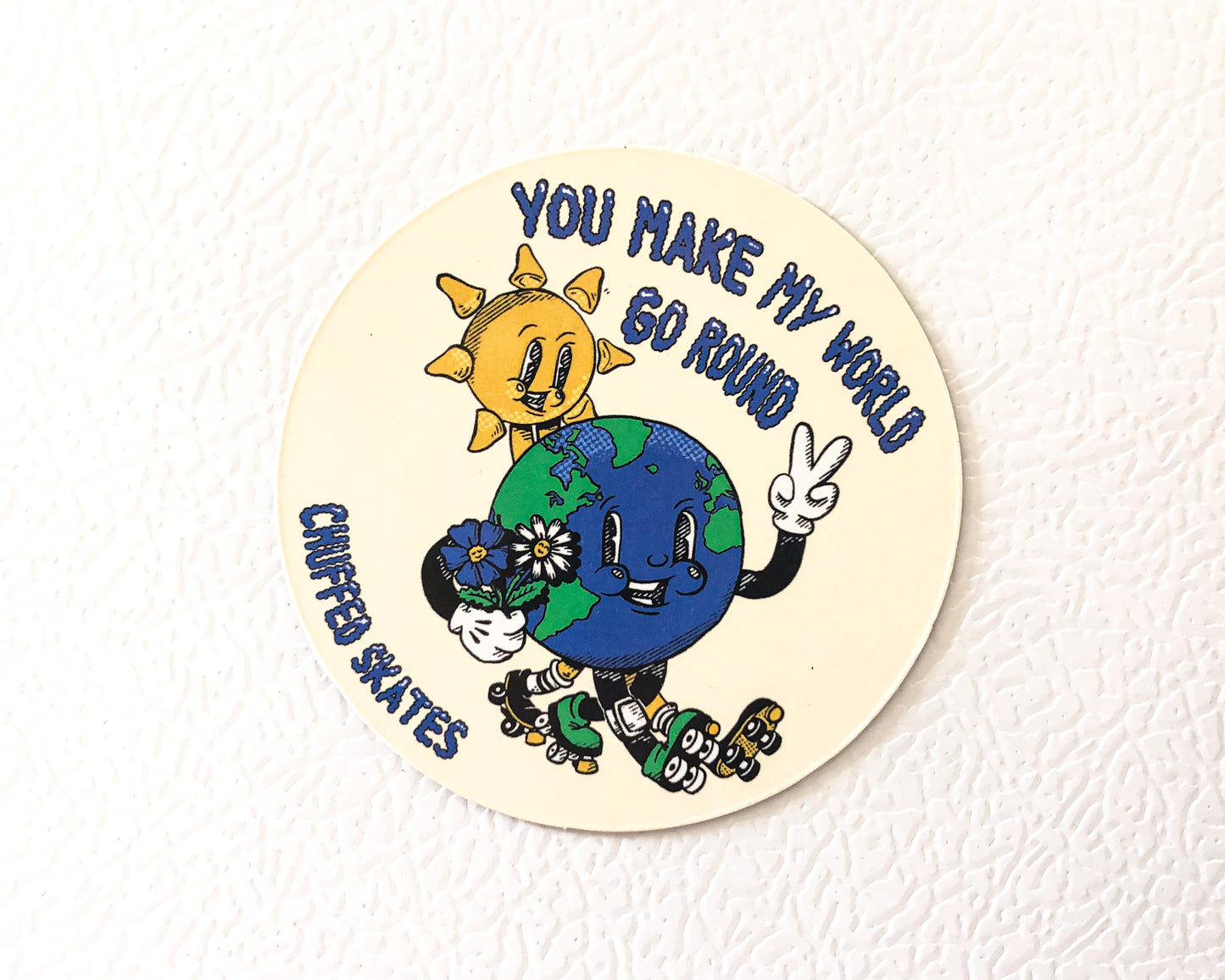 World Go Round Magnet