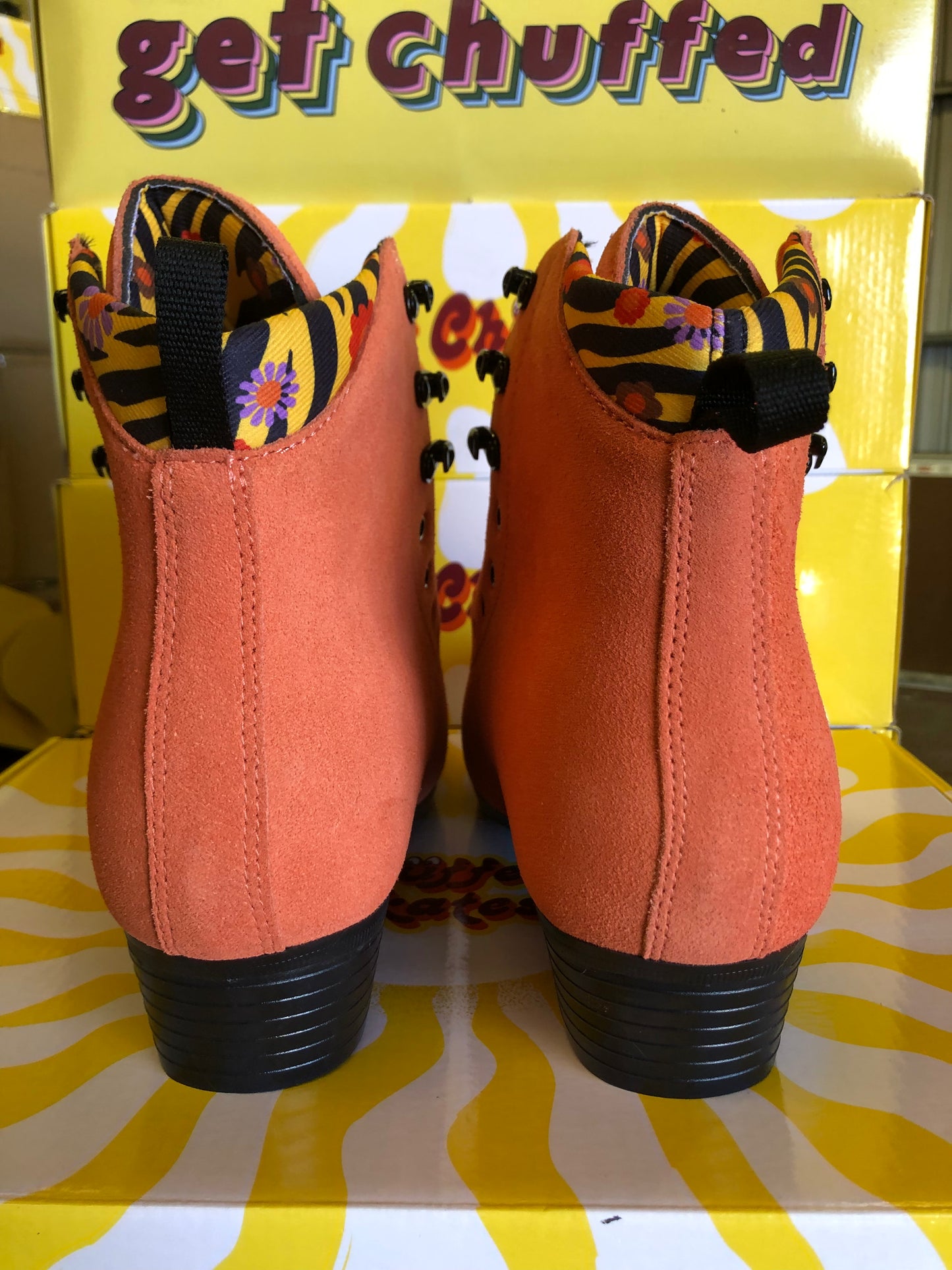 Seconds Sale - Pro boot - Wild thing orange size 9.5