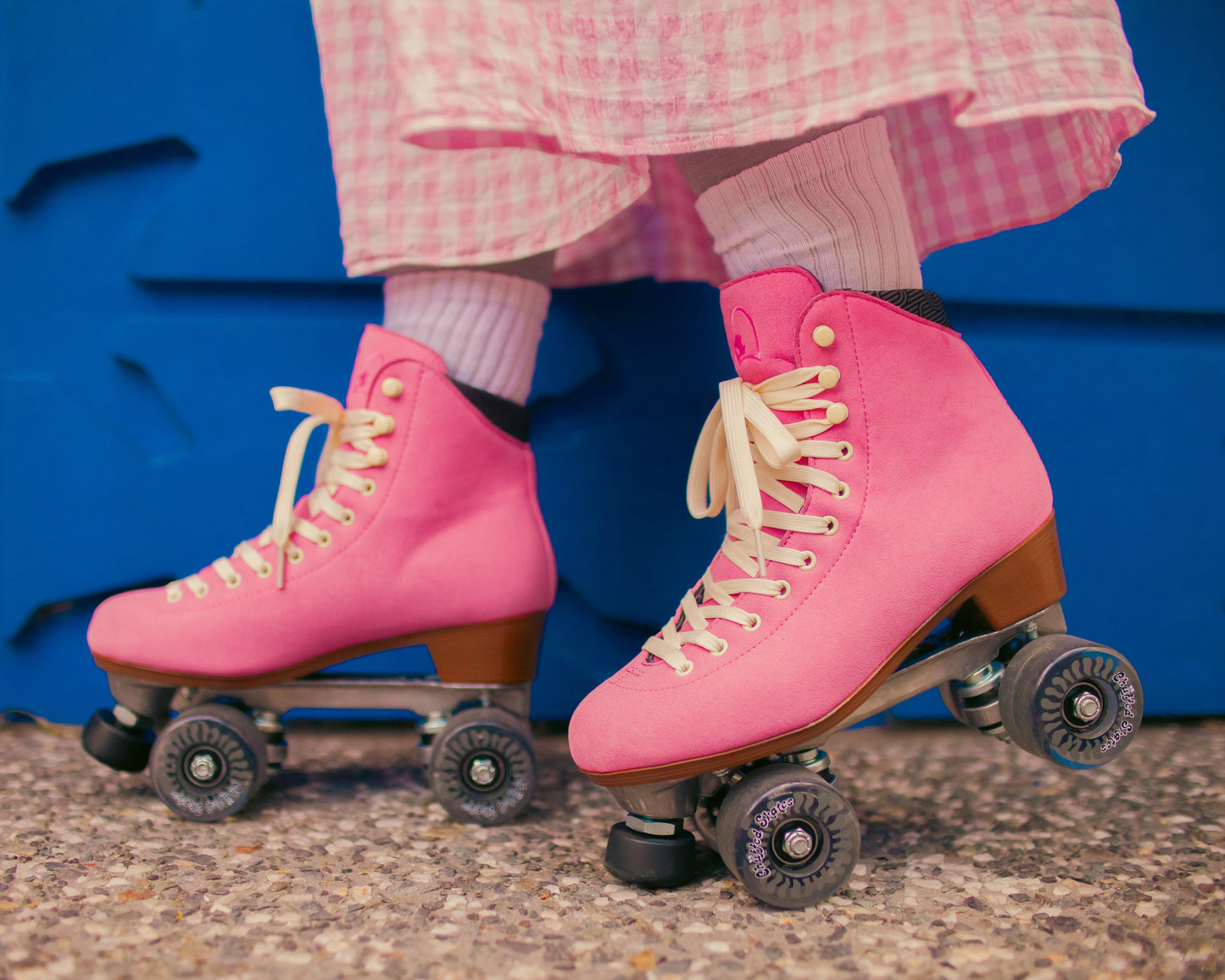 WANDERER Chuffed Skates - VEGAN PINK