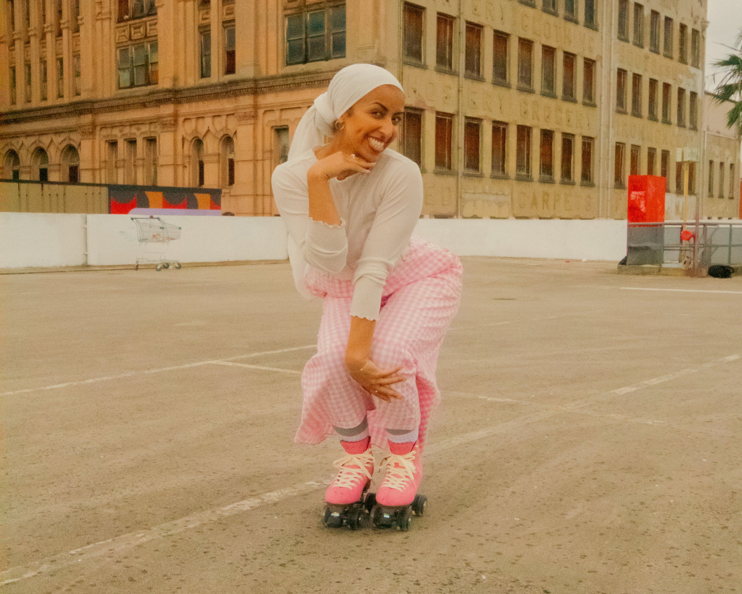 WANDERER Chuffed Skates - VEGAN PINK