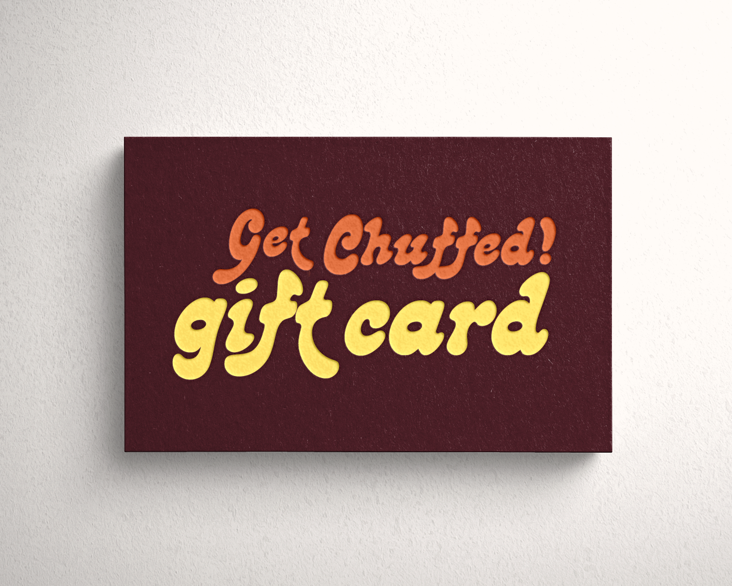 Chuuffed CHUFFED GIFT CARDS – Chuffed Skates