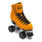 Orange Chuffed Roller Skates
