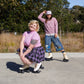 Chuffed Skates cruiser beginner roller skate - sunset colour (lilac & tan) 