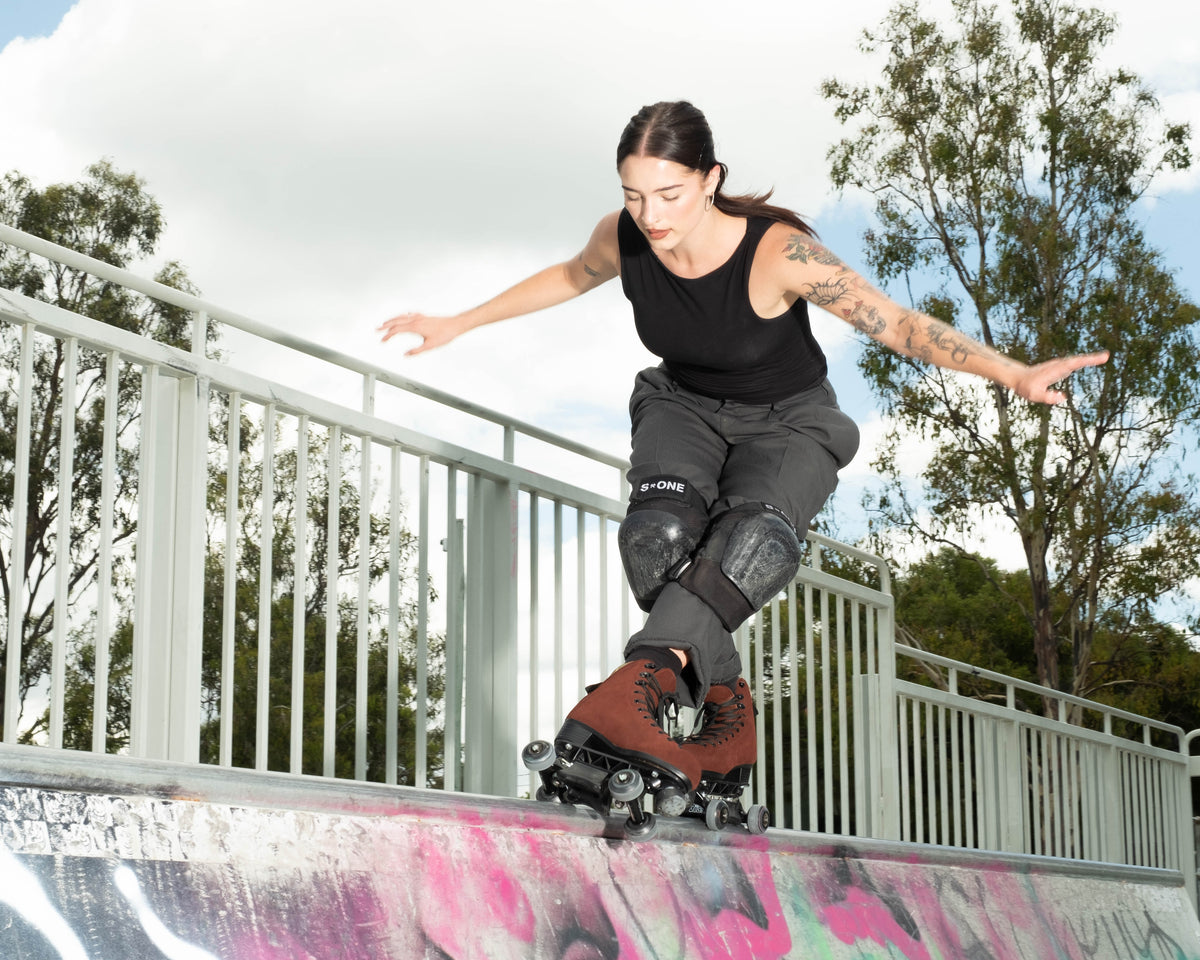 Chuffed Skates PRO BOOT - Jade Hannah - Brown Roller Skate Boot